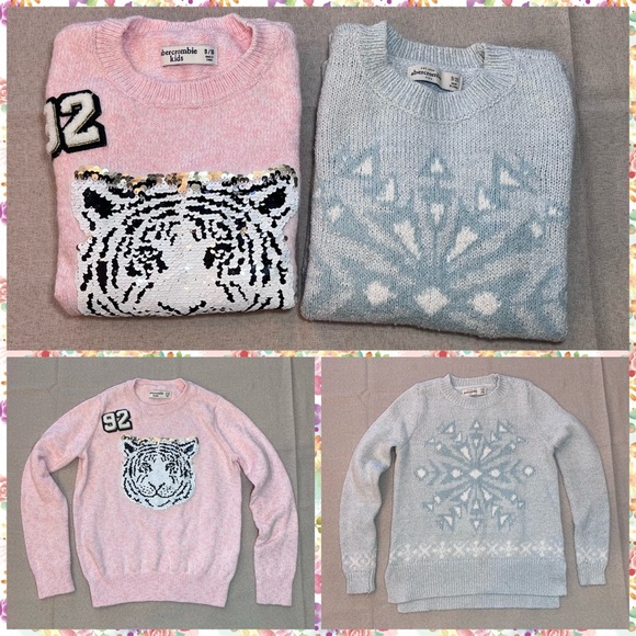 Bundle Girls Abercrombie and Fitch Kids Sweaters - Picture 1 of 6